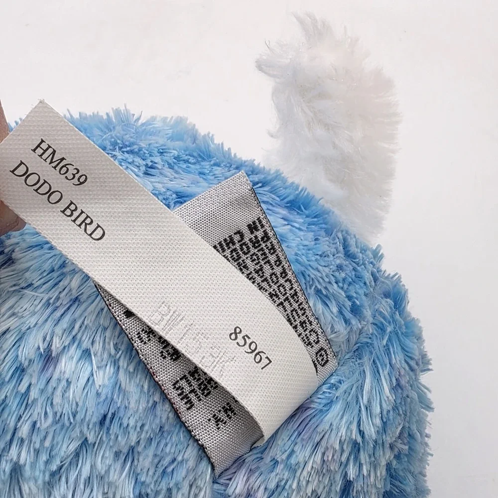 Ganz Webkinz‎ DODO BIRD HM639 (No Code) VERY RARE Blue Plush Stuffed Animal